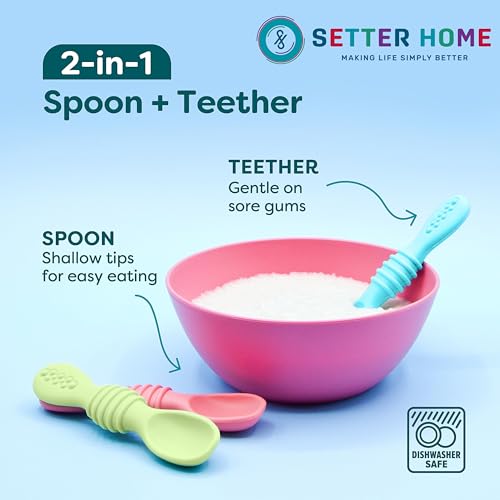 Soft Silicone Baby Spoons