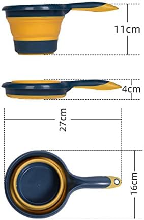 NPQPNAFC Folding Hanging Long Handle Plastic Spoon