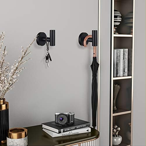 Sturdy 4-Piece Stainless Steel Robe Towel Hooks