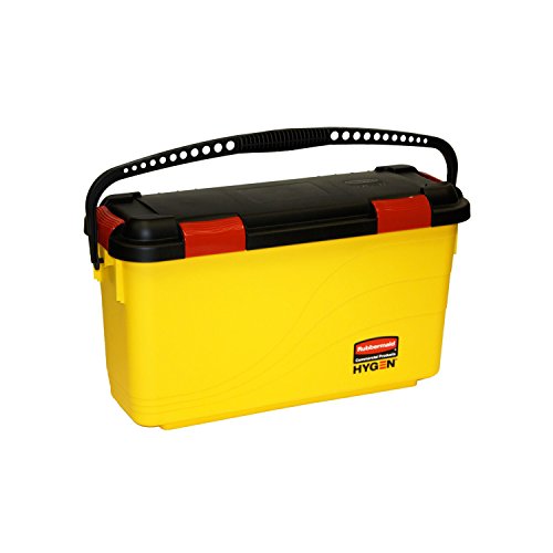 Rubbermaid Commercial Hygen Split-Blended Charging Bucket for Professional Cleaners
