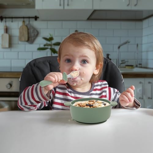 6 Pack Toddler Utensils with Silicone Handles