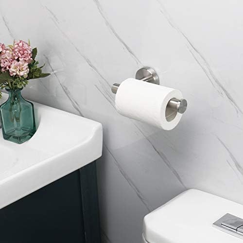 NearMoon Premium Stainless Steel ToileHolder 1 Pack Brushed Nickel 6-inch Length