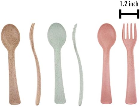 Safest Toddler Forks Spoons Set Original Design