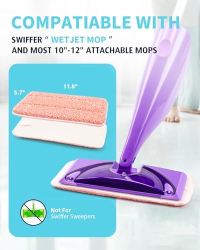 Reusable Mop Pads for Wet Jet