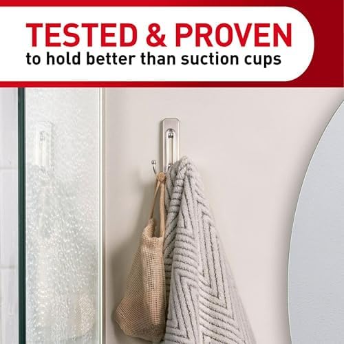 Command Large Double Bathroom Wall Hook