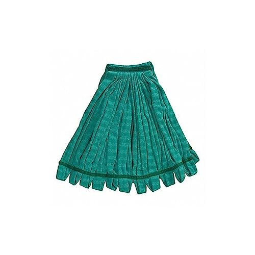rubbermaid commercial microfiber tube mop head replacement medium green durability industrial professional