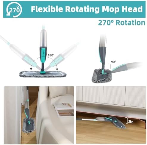 Discover SDARISB Microfiber Spray Mop 360 Rotation Deep Clean for Your Home