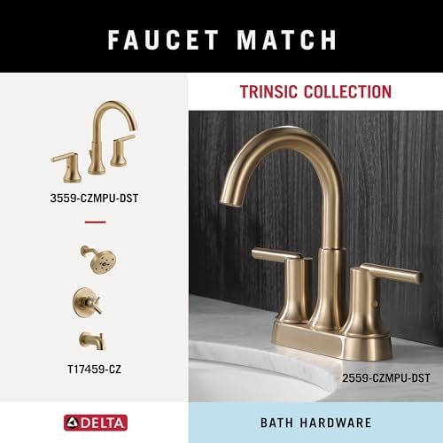 Delta Trinsic Single Towel Hook in Champagne Bronze - Vibrant Design