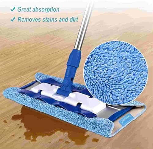 KEEPOW Microfiber Mop Cloth Refills Double-Sided Design for MRSIGA 5-Pack