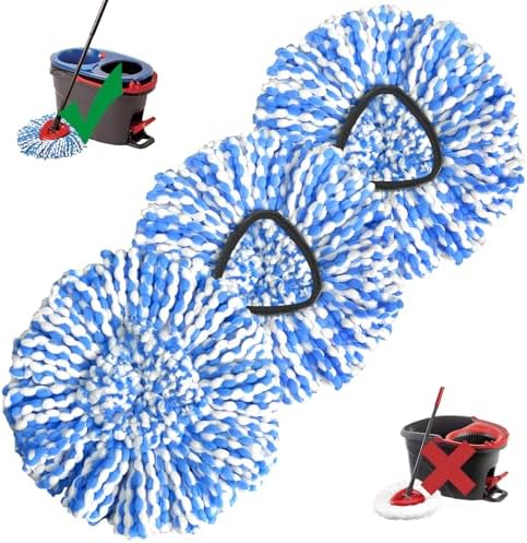 Koolstuffs 3-Pack Spin Mop Replacement Heads