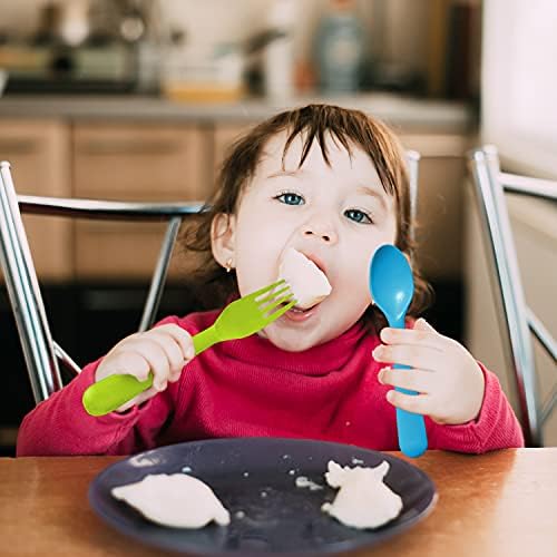 Brightly Colored Kids Flatware Set