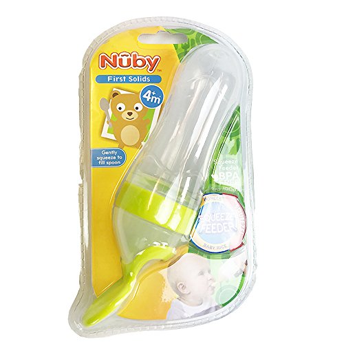 Nuby Natural Touch Silicone Travel Feeding Spoon