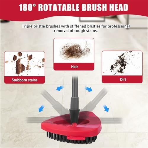 Replace Od Candor Mop Head Cleaning Brush for Bathroom Kitchen