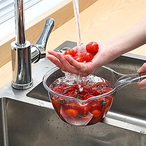 Water Scoop Non-Slip Long Handle Spoon Pink