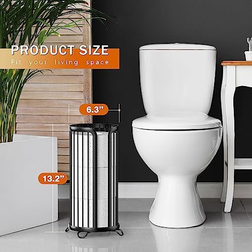 Bunoxea Freestanding Toilet Paper Holder