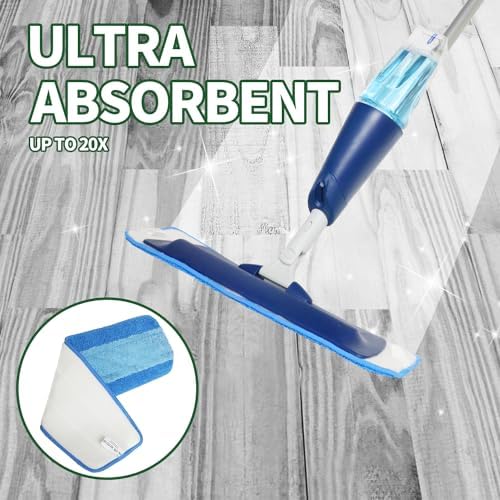 Reusable Microfiber Mop Pads for 18-inch Bona Mop