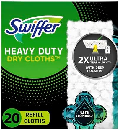 20 Count Swiffer Heavy Duty Dry Multi-Surface Cloth Refills with Fresh Scent