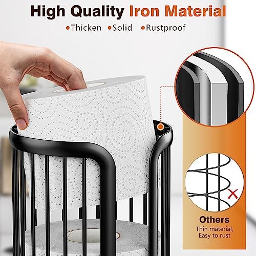 Bunoxea Freestanding Toilet Paper Holder
