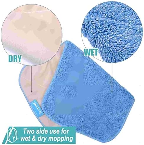 KEEPOW Microfiber Mop Cloth Refills Double-Sided Design for MRSIGA 5-Pack