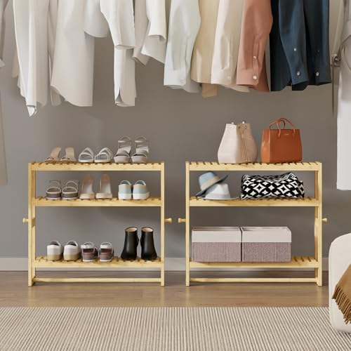 Adjustable Bamboo Storage Organizer for Bathrooms