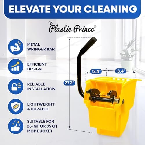Original Mop Bucket Winger Replacement for 26-35 Quarts Yellow
