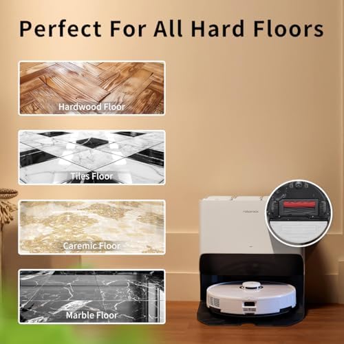 Rrochio4 Pack Microfiber Mop Cloths for Roborock S8 Pro Ultra