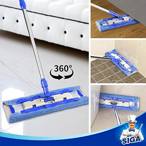 MRSIGA Microfiber Mop for Hard Floors
