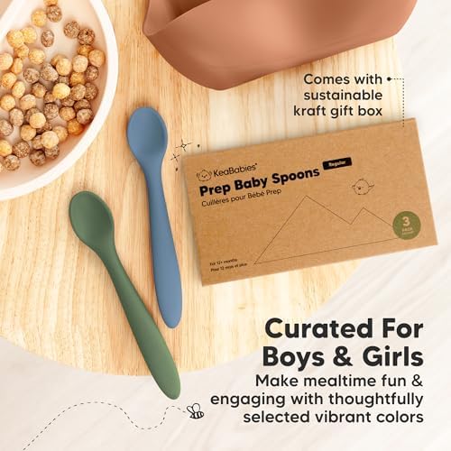 Confidence-Building Baby Spoon Set for 6-12 Months