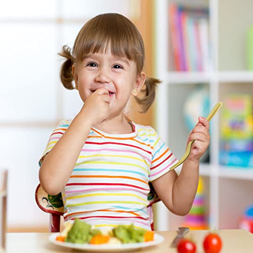 18Pcs Plastic Toddler Utensils Set BPA Free