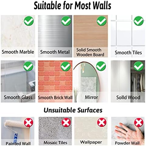 16-Piece Heavy Duty Adhesive Hooks for Home Holiday
