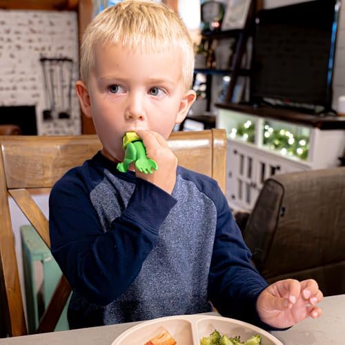 Jollycub Interactive Dino Utensils Set BPA Free USA Made