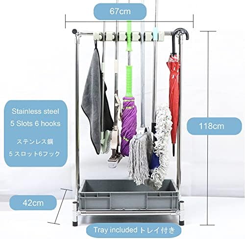 Sturdy Stainless Steel Mop Holder