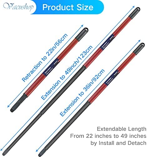 VACUSHOP 10-in-1 Mop Handle