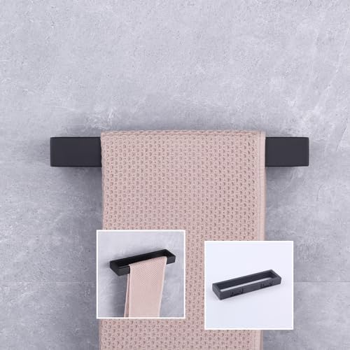 GERZWY Modern Black Towel Holder