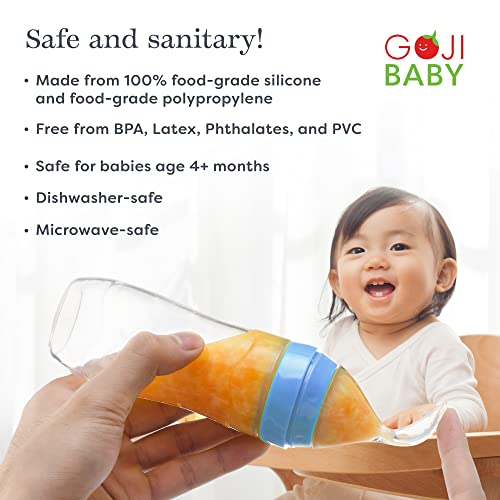 4 oz Silicone Baby Feeder with Stopper