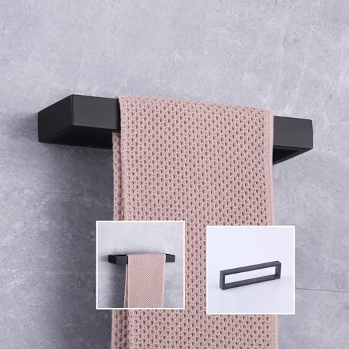 GERZWY Modern Black Towel Holder
