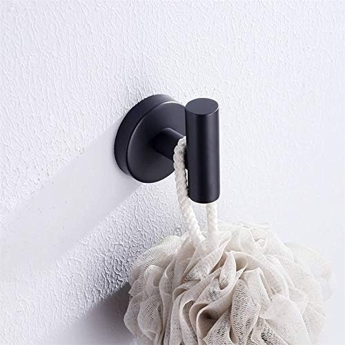 Matte Black Stainless Steel Towel Hook Durable Use