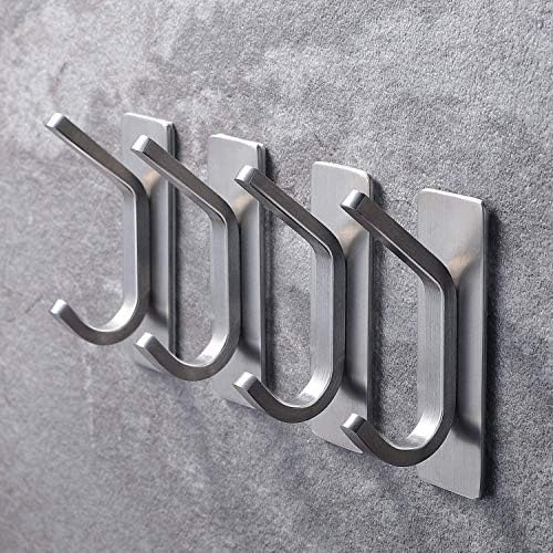 Sturdy Towel Coat Hook Set 4-Piece
