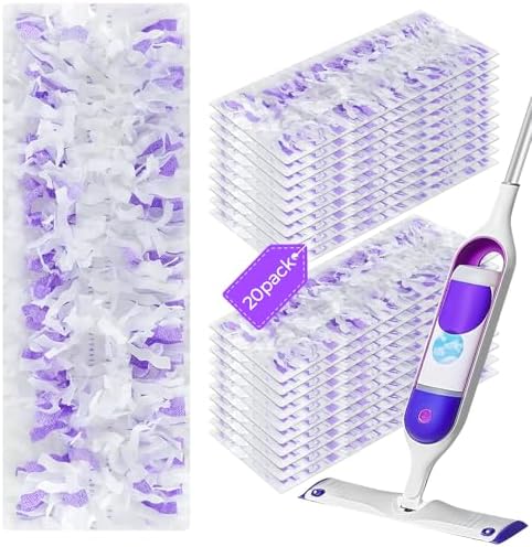 20-Pack Disposable Mop Pads for Swiffer PowerMop Multi-Surface Wood