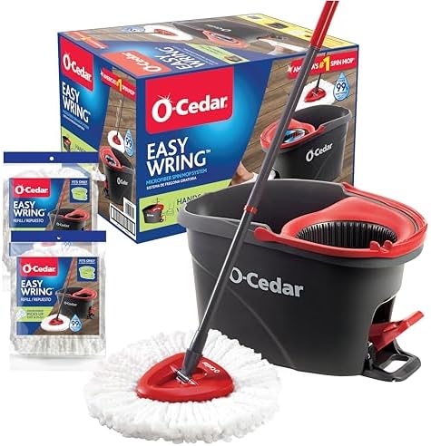 O-Cedar Microfiber Spin Mop Bucket Clean Keep Looks Awesome