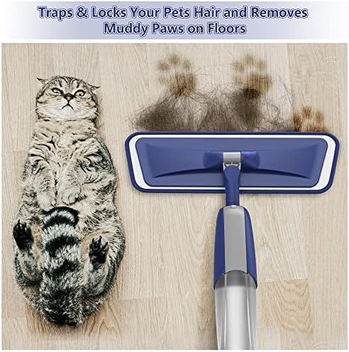 Wet Dry Microfiber Mop for Hardwood Floors