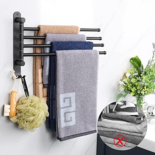NearMoon Swivel Towel Rack