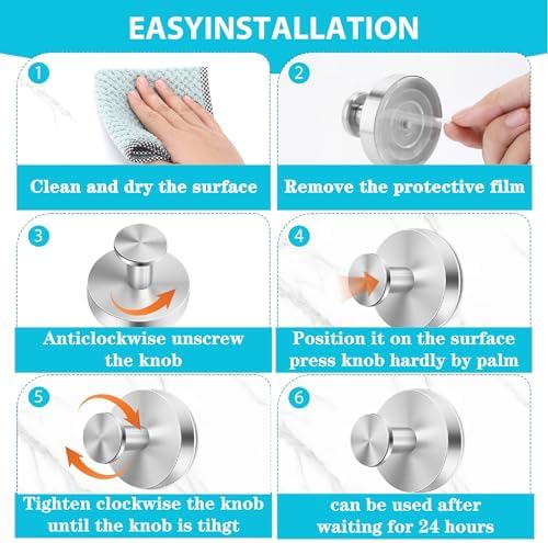 Suction Cup Hooks for Showers Doors and Windows