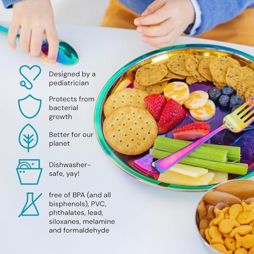 Ahimsa Kids Utensil Set - Safe Durable and Perfect for Toddlers