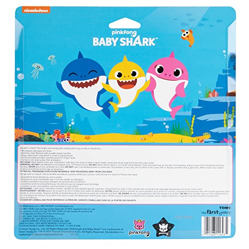 The First Years Baby Shark Dinnerware Set 4 Count