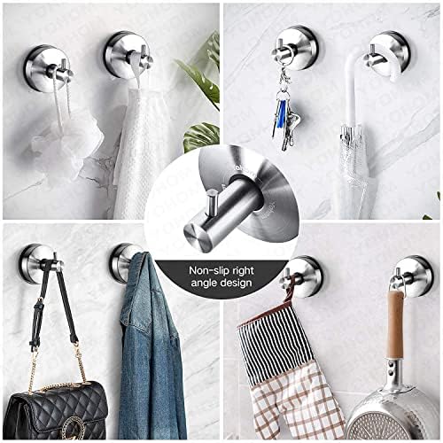 Yohom Stainless Steel Suction Cup Towel Holder
