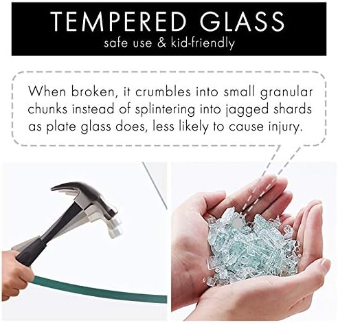 KES Tempered Glass Corner Shelf