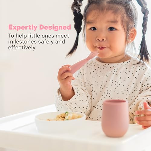 EZPZ Mini Utensils - 12 Mo - BPA Free - Toddler Set