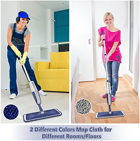 Wet Dry Microfiber Mop for Hardwood Floors