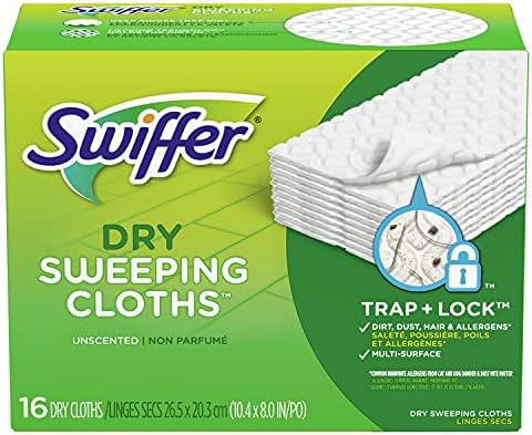 Swiffer Disposable Dry Sweep Pads Multi-Surface Refills 16-Count